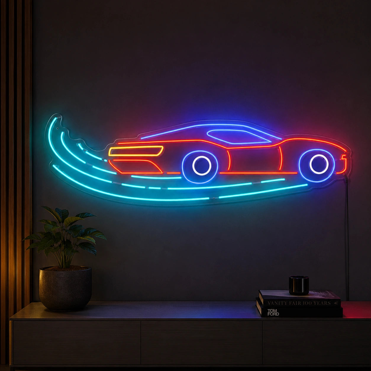 Classic Car Motion Neon Sign LED Neon Sign high-converting product image