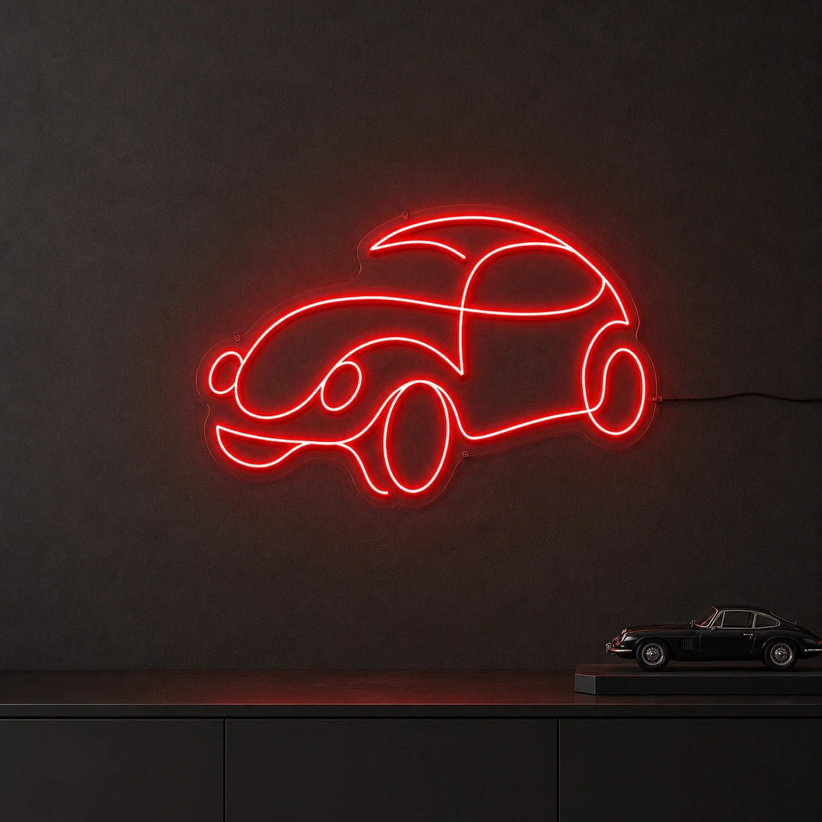 Classic Car Outline LED Neon Sign - Shineneon