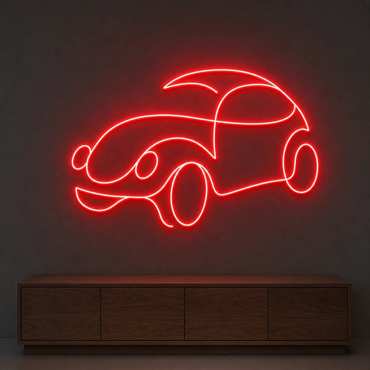 Classic Car Outline LED Neon Sign Garage Neon Sign - Shineneon