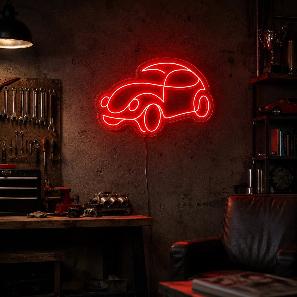 Classic Car Silhouette LED Neon Sign - Shineneon