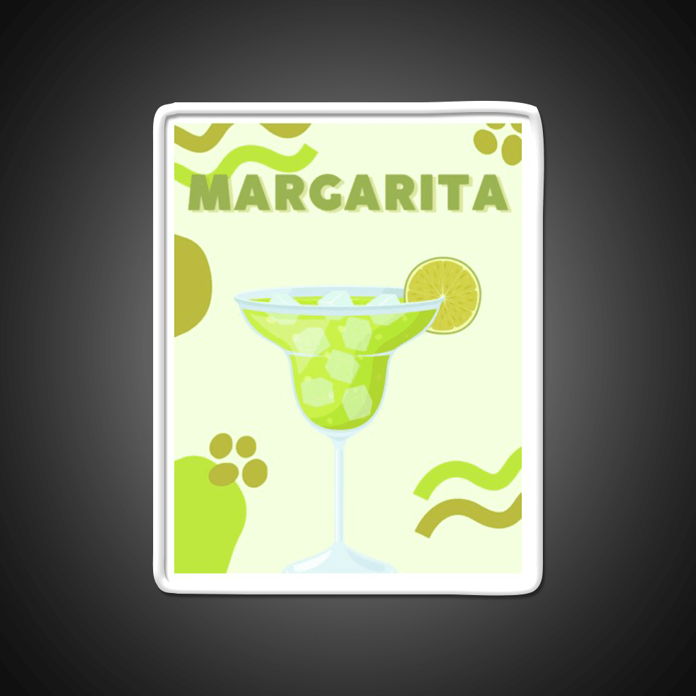 Classic Margarita Aesthetic Cocktail Bar Decor Led Neon Sign Rgb Color - Shineneon