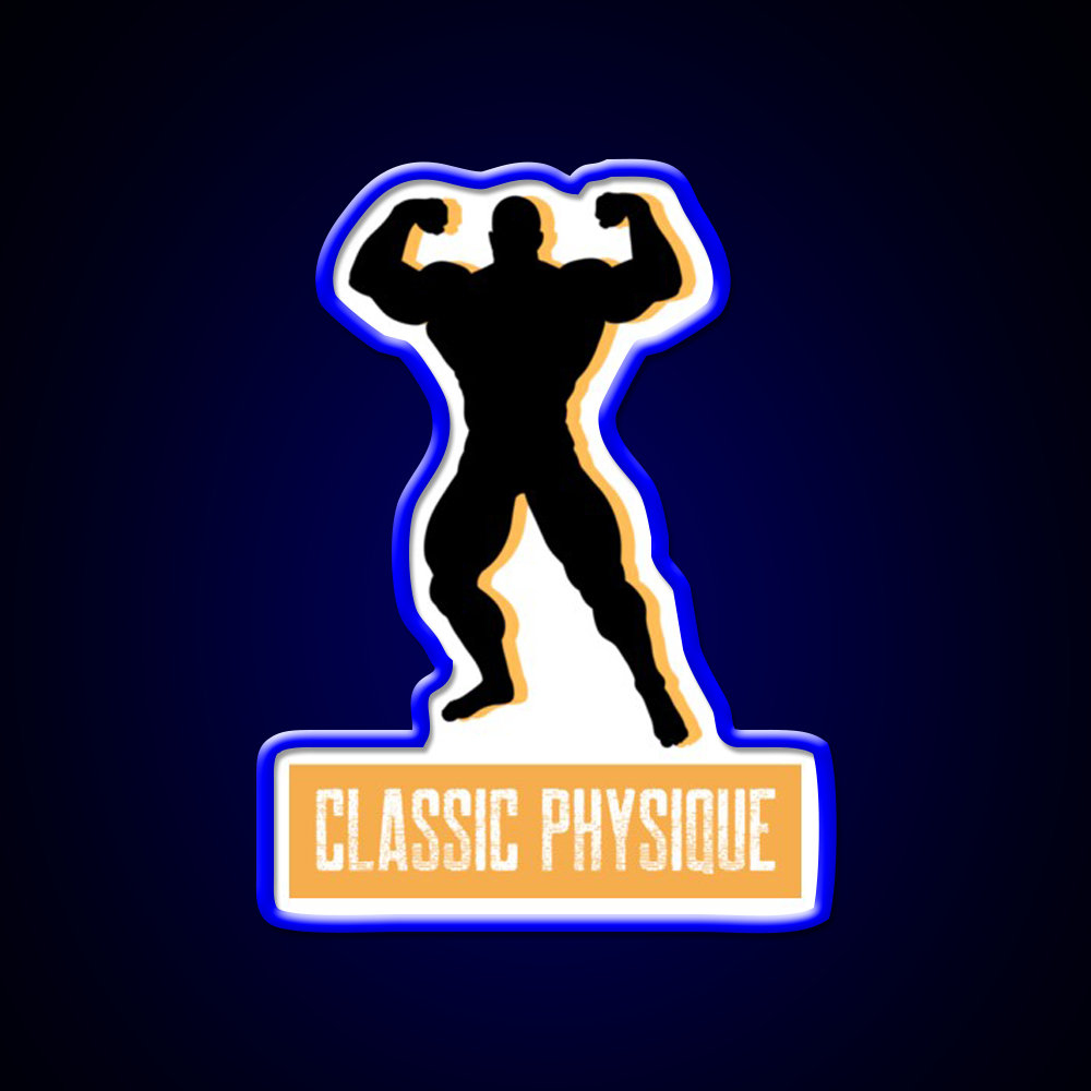 Classic Physique Essential Gym Fitness Led Neon Sign Rgb Color
