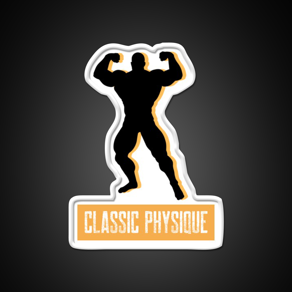 Classic Physique Essential Gym Fitness Led Neon Sign Rgb Color