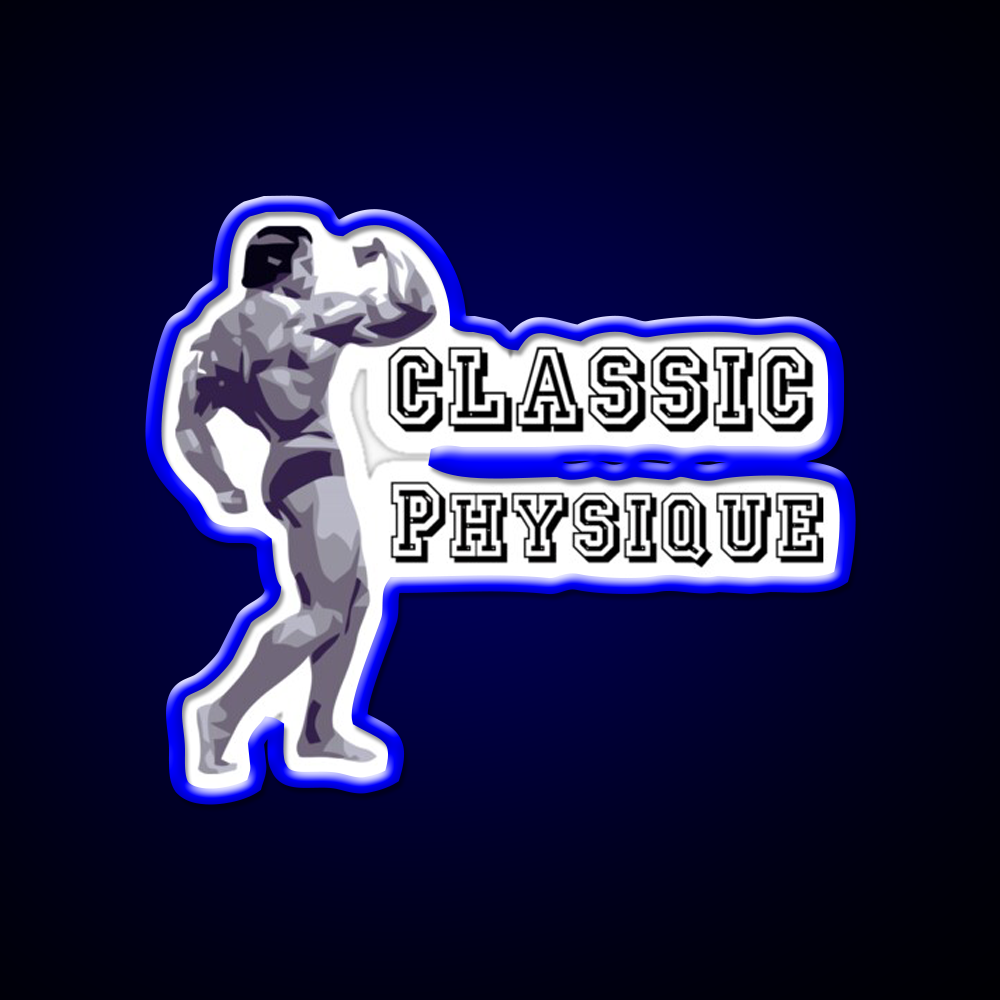 Classic Physique Shirtsbodybuilding Shirts Gym Fitness Led Neon Sign Rgb Color