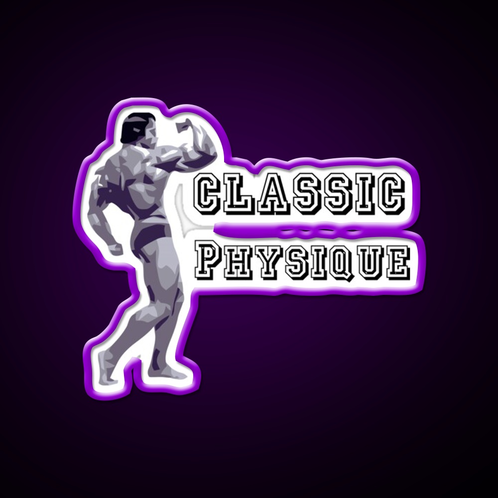 Classic Physique Shirtsbodybuilding Shirts Gym Fitness Led Neon Sign Rgb Color