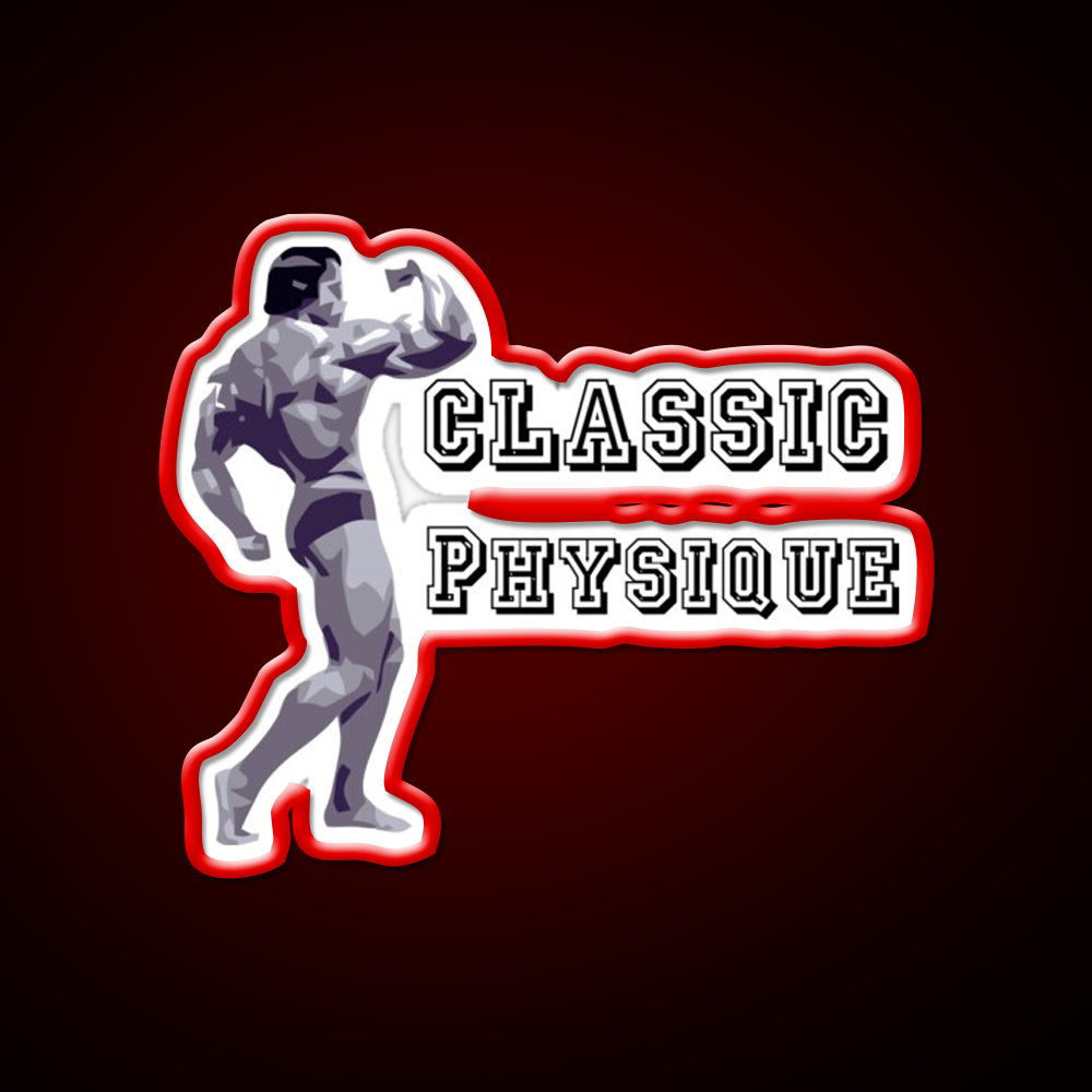 Classic Physique Shirtsbodybuilding Shirts Gym Fitness Led Neon Sign Rgb Color