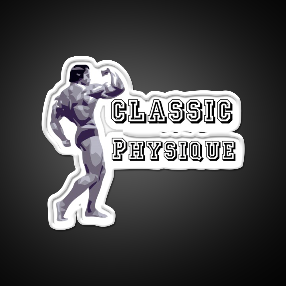 Classic Physique Shirtsbodybuilding Shirts Gym Fitness Led Neon Sign Rgb Color
