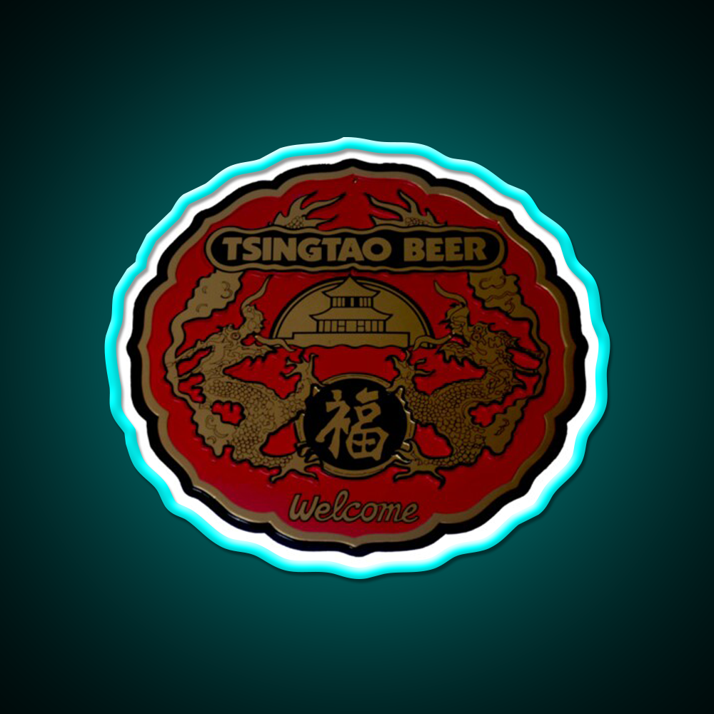 Classic Tsingtao Beer Sign Led Neon Sign Chinese Food Rgb Color