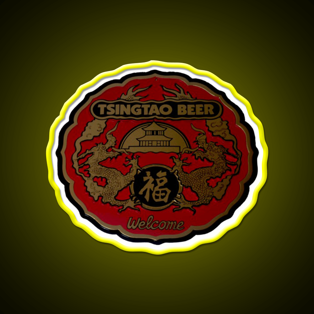 Classic Tsingtao Beer Sign Led Neon Sign Chinese Food Rgb Color - Shineneon