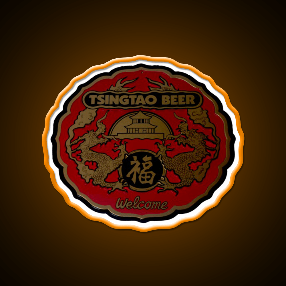 Classic Tsingtao Beer Sign Led Neon Sign Chinese Food Rgb Color - Shineneon