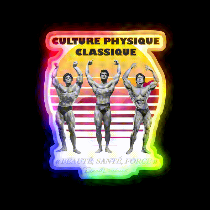 Classical Physical Culture Gym Fitness Led Neon Sign Rgb Color