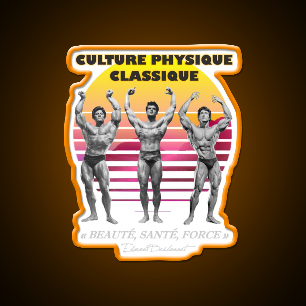 Classical Physical Culture Gym Fitness Led Neon Sign Rgb Color