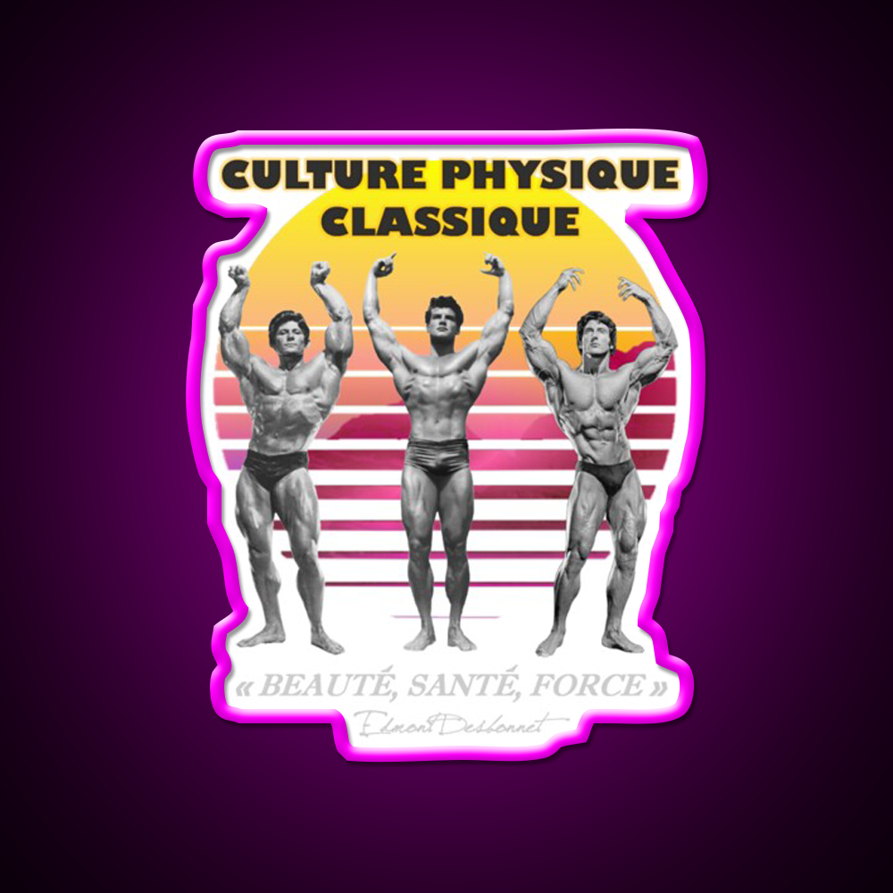 Classical Physical Culture Gym Fitness Led Neon Sign Rgb Color