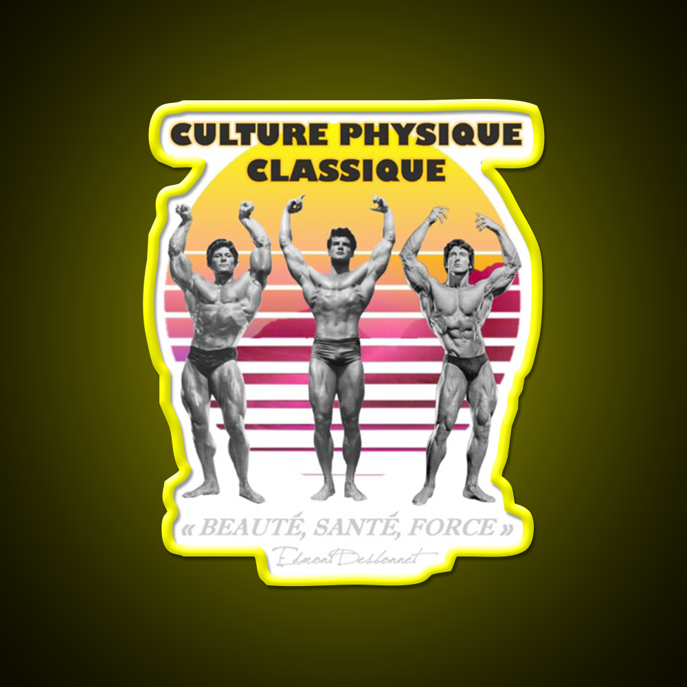 Classical Physical Culture Gym Fitness Led Neon Sign Rgb Color