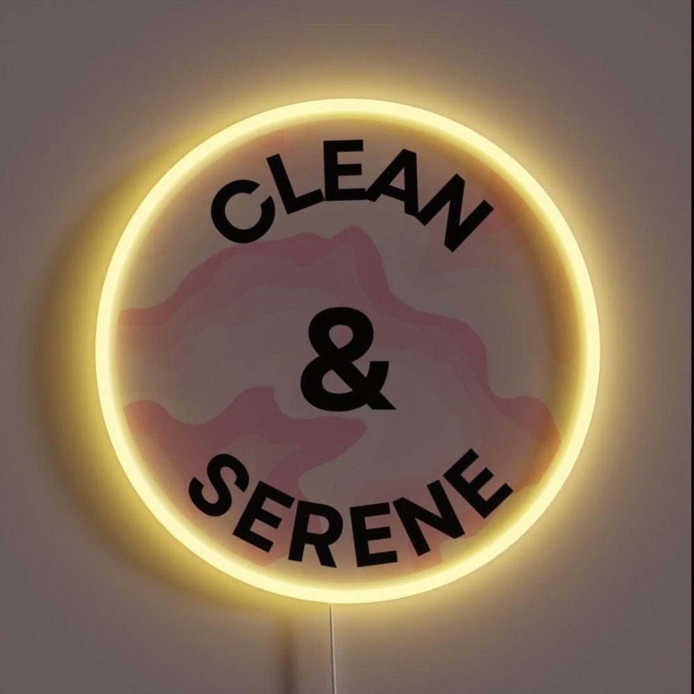 Clean And Serene V4 Rgb Led Neon Sign - Shineneon