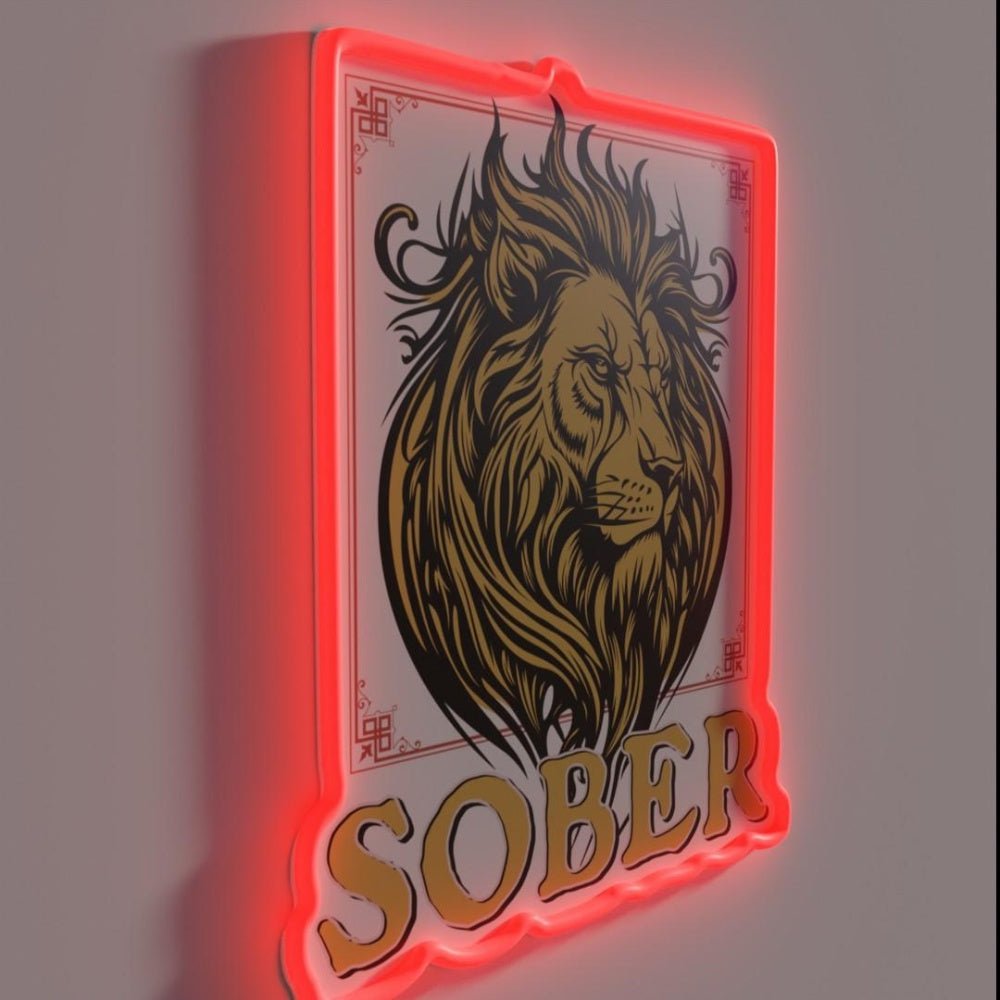 Clean And Sober Rgb Led Neon Sign - Shineneon