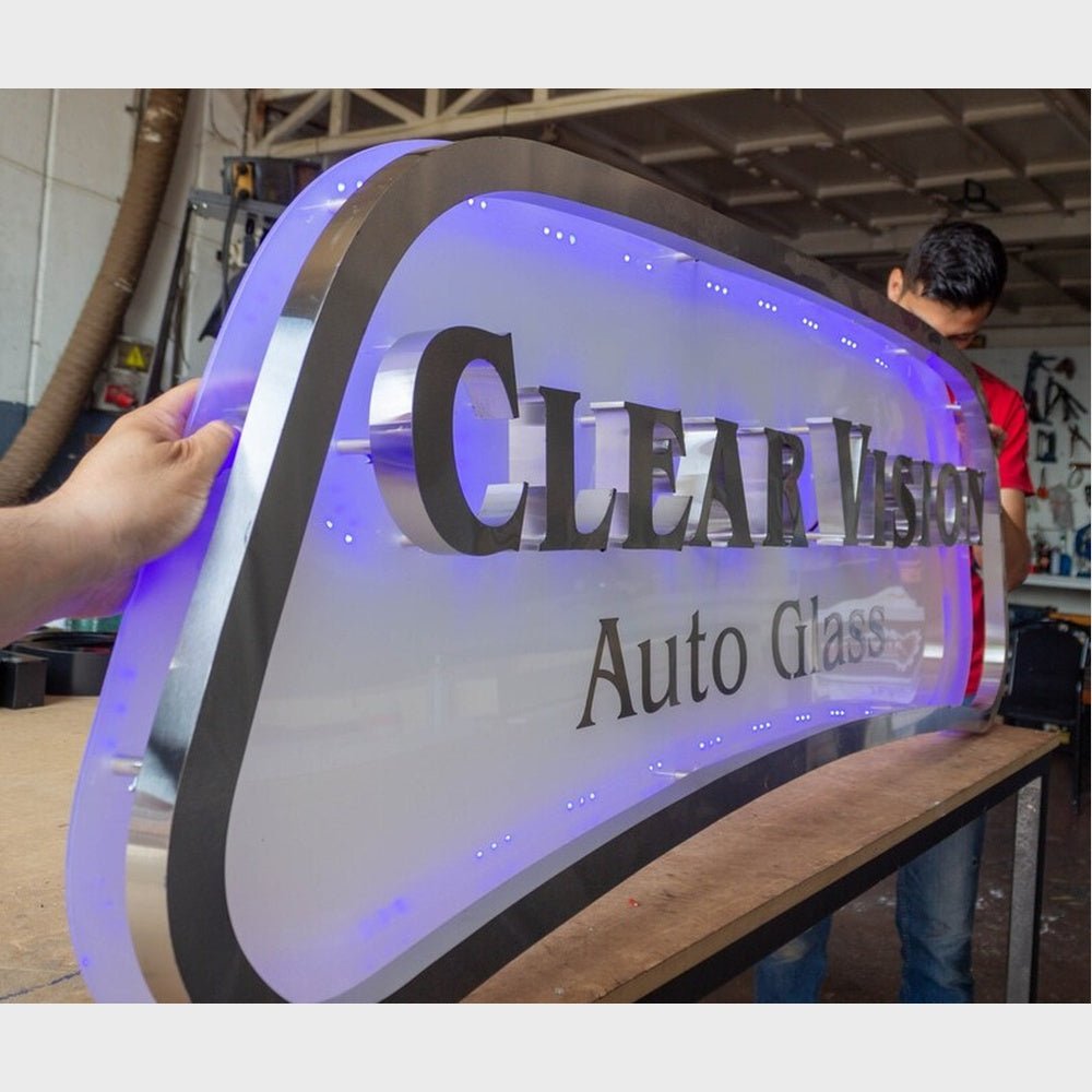 Clear Vision 3D Backlit Channel Letters Led Light Sign - Shineneon