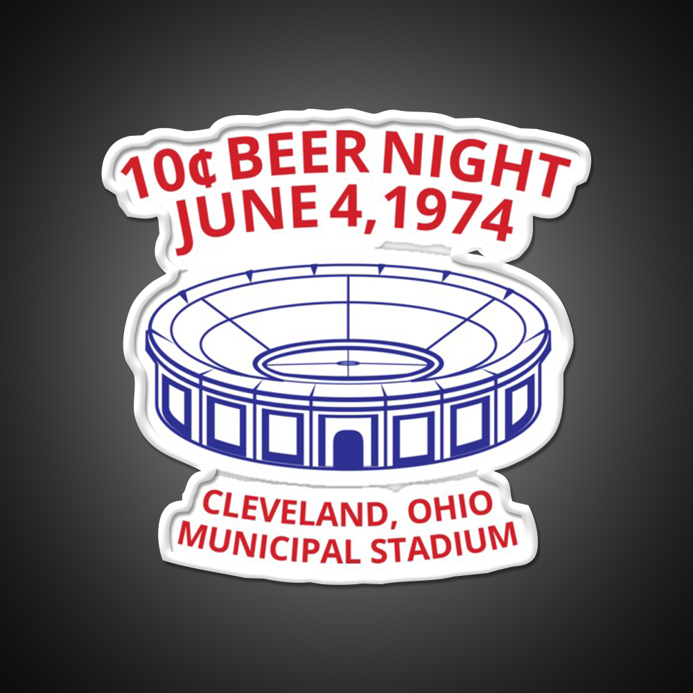 Cleveland Baseball 10 Cent Beer Night Souvenir Beer Bar Decor Led Neon Sign Rgb Color - LED neon sign view 11