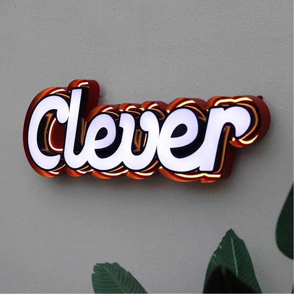 Clever 3D Frontlit And Backlit Channel Letter Led Light Sign - Shineneon