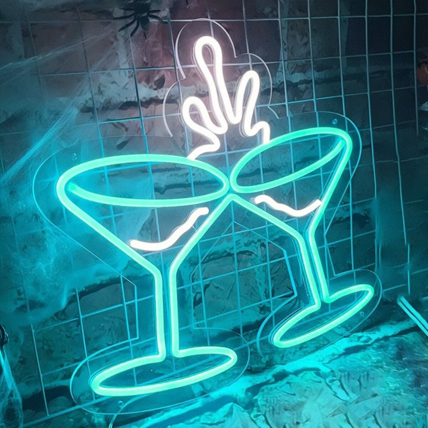 Clinking Wine Glasses Neon Light | Shineneon