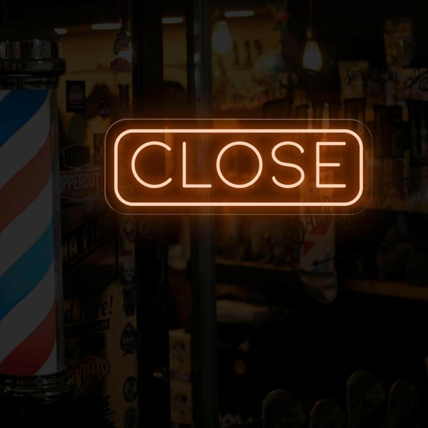 Close Red Led Neon Sign For Business Storefront Closure Notification | Shineneon