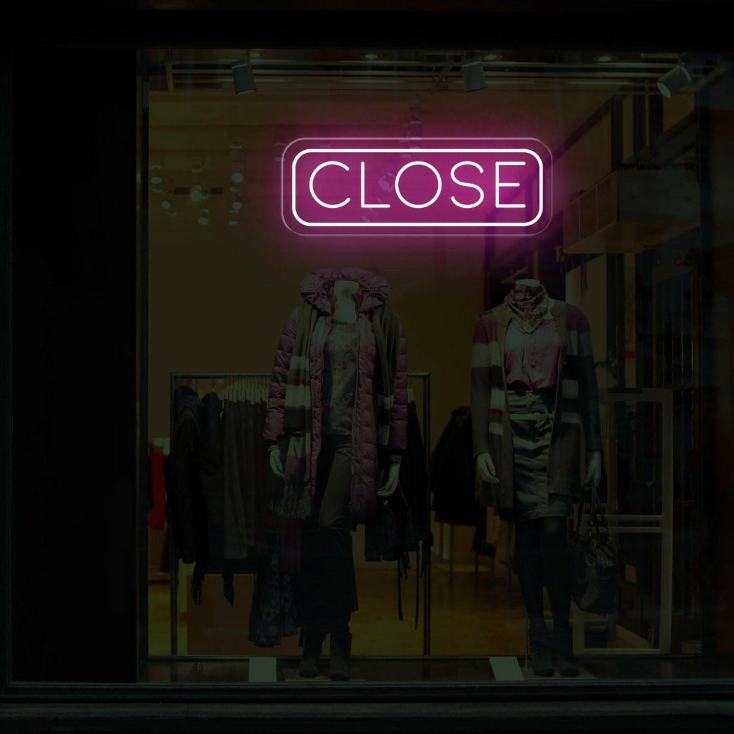 Close Red Led Neon Sign For Business Storefront Closure Notification | Shineneon