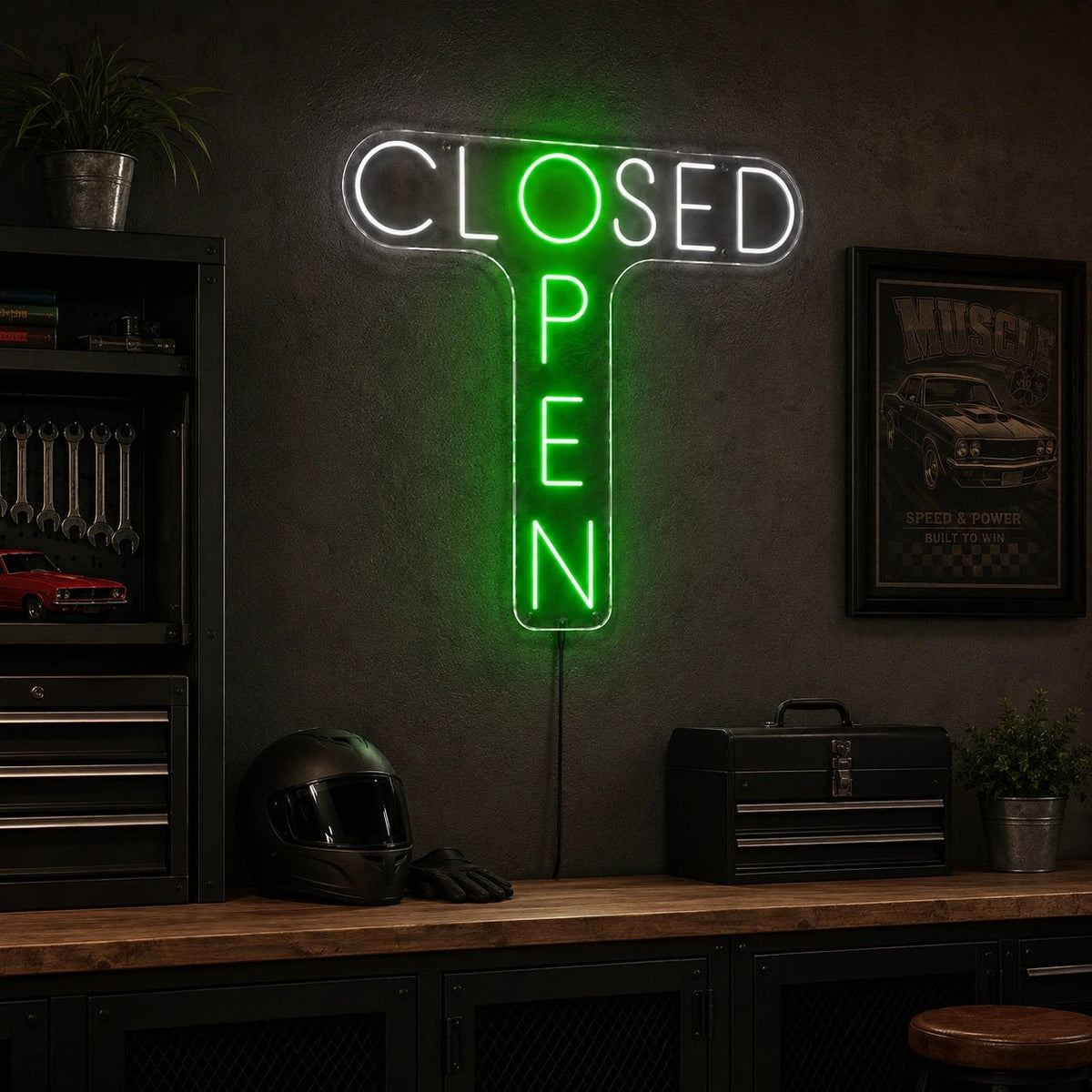 Closed Open Arrow LED Neon Sign - Shineneon