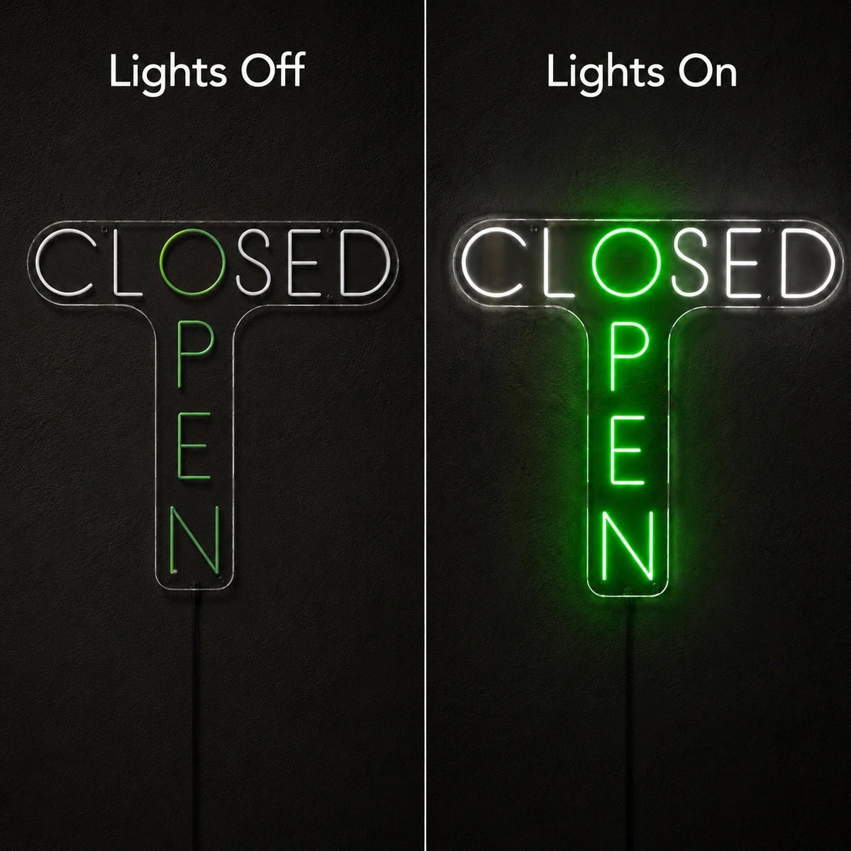 Closed Open Arrow LED Neon Sign - Shineneon