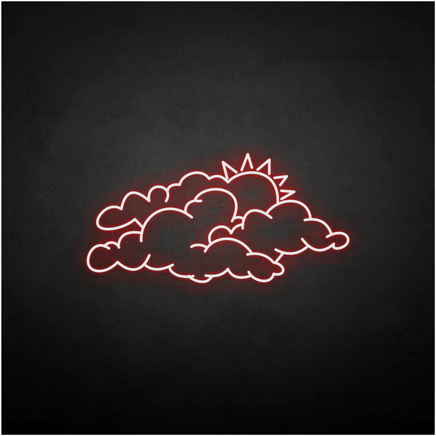 Cloud And Sun Led Neon Sign - Shineneon