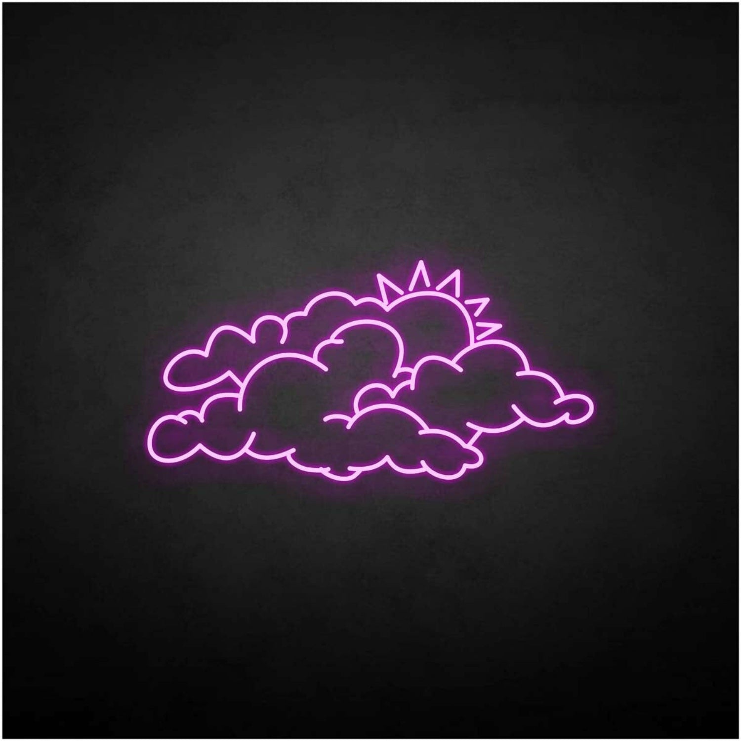 Cloud And Sun Led Neon Sign - Shineneon