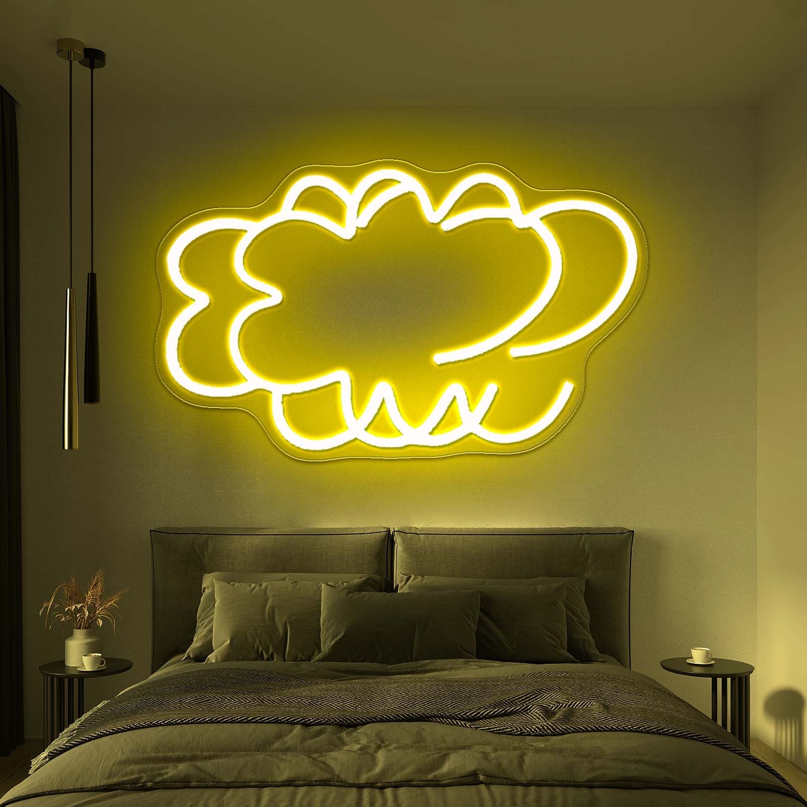 Cloud Twins Cute Neon Signs For Kids Bedroom - Shineneon