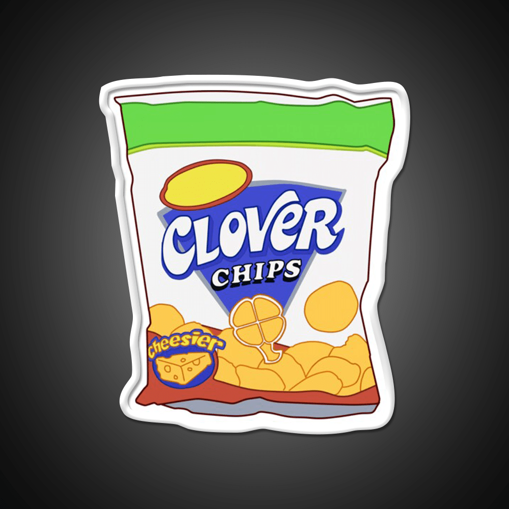 Clover Chips Snack Food Led Neon Sign Rgb Color - Shineneon