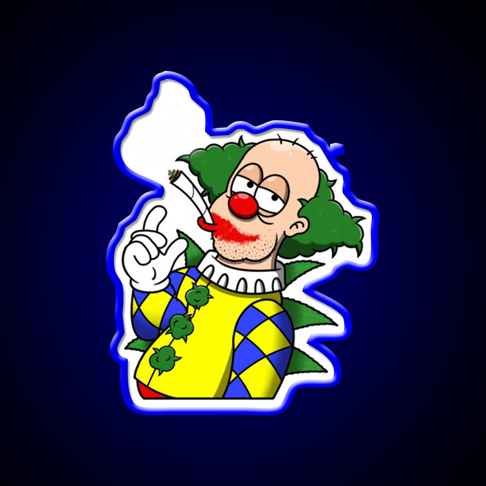 Clown Hemp Inspired Green Leaf Led Neon Sign Rgb Color - LED neon sign view 5