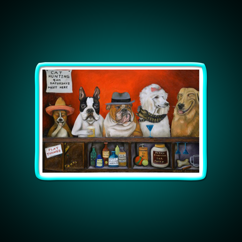 Club K9 Man Cave Bar Led Neon Sign Rgb Color