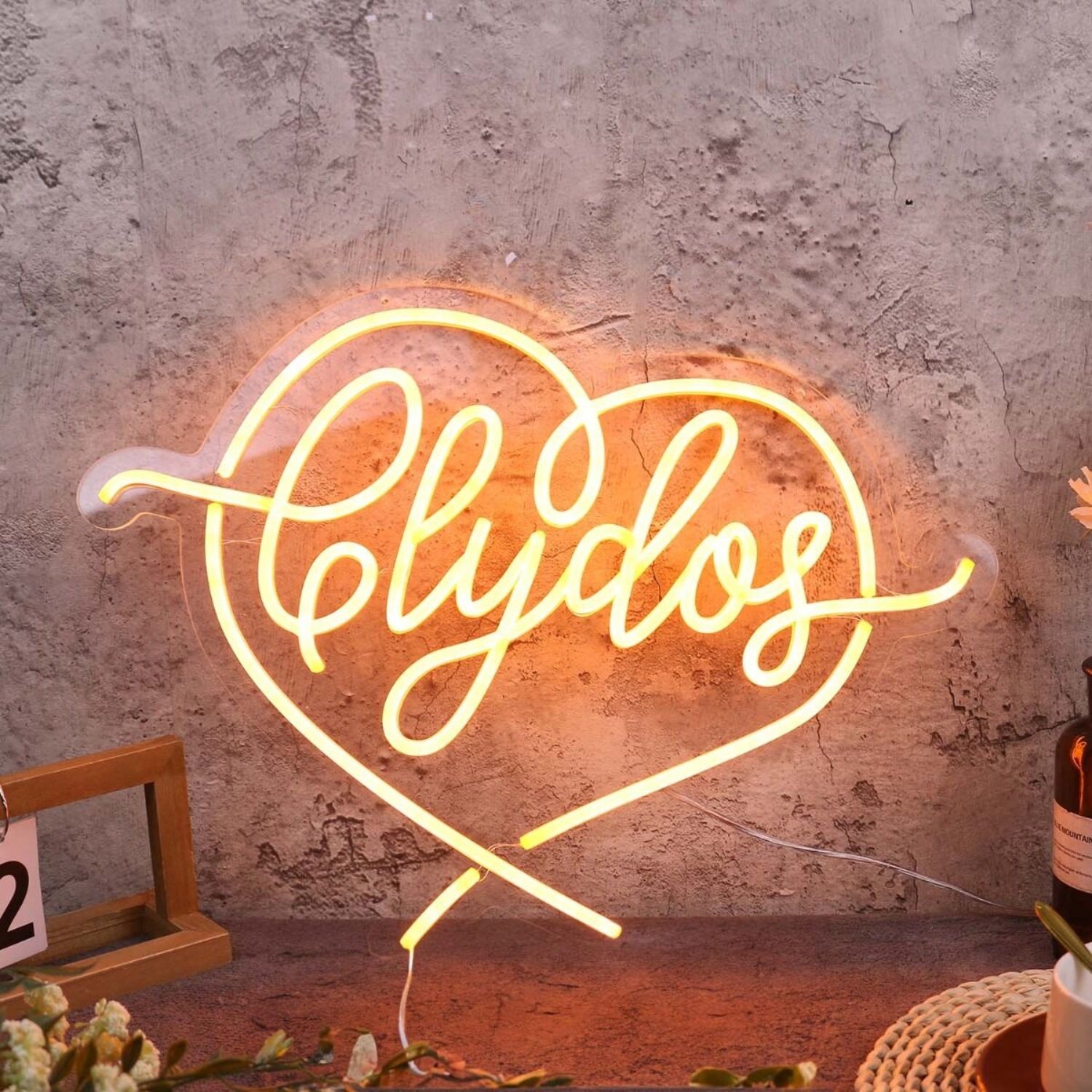 Clydos Orange Neon Sign | Shineneon