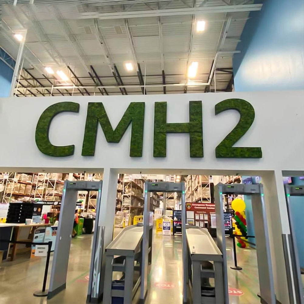 Cmh2 3D Moss Letter Sign - Shineneon