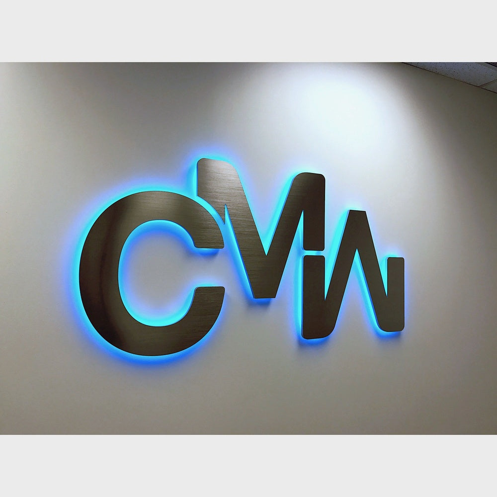 Cmw 3D Backlit Channel Letters Led Light Sign