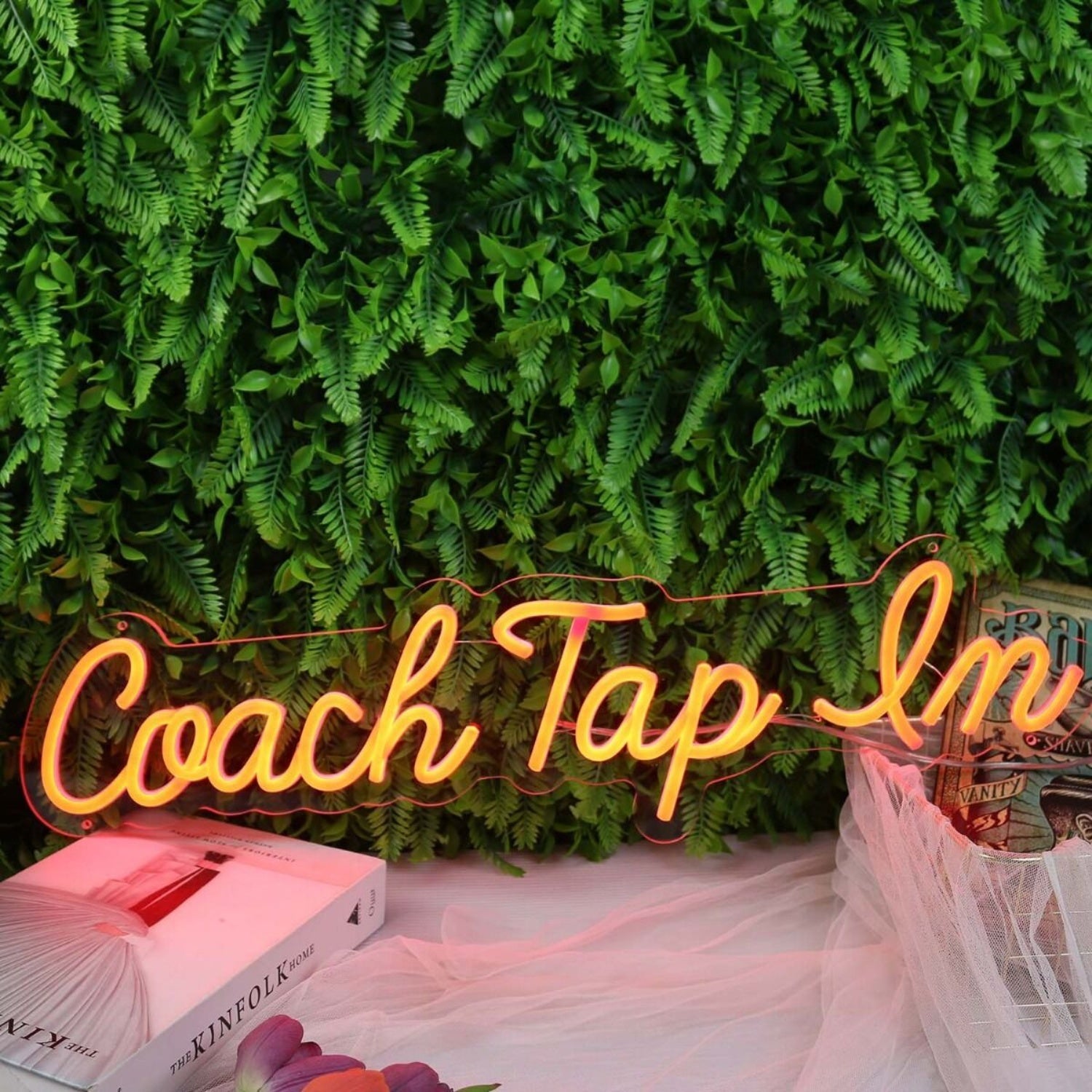 Coach Tap Em Orange Led Neon Sign - Shineneon
