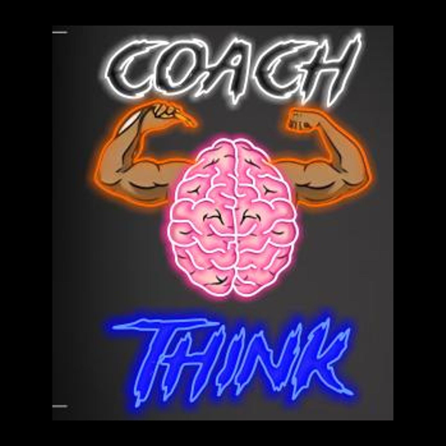Coach Think Muscle Brain Led Neon Sign For Gym Studio Decor | Shineneon