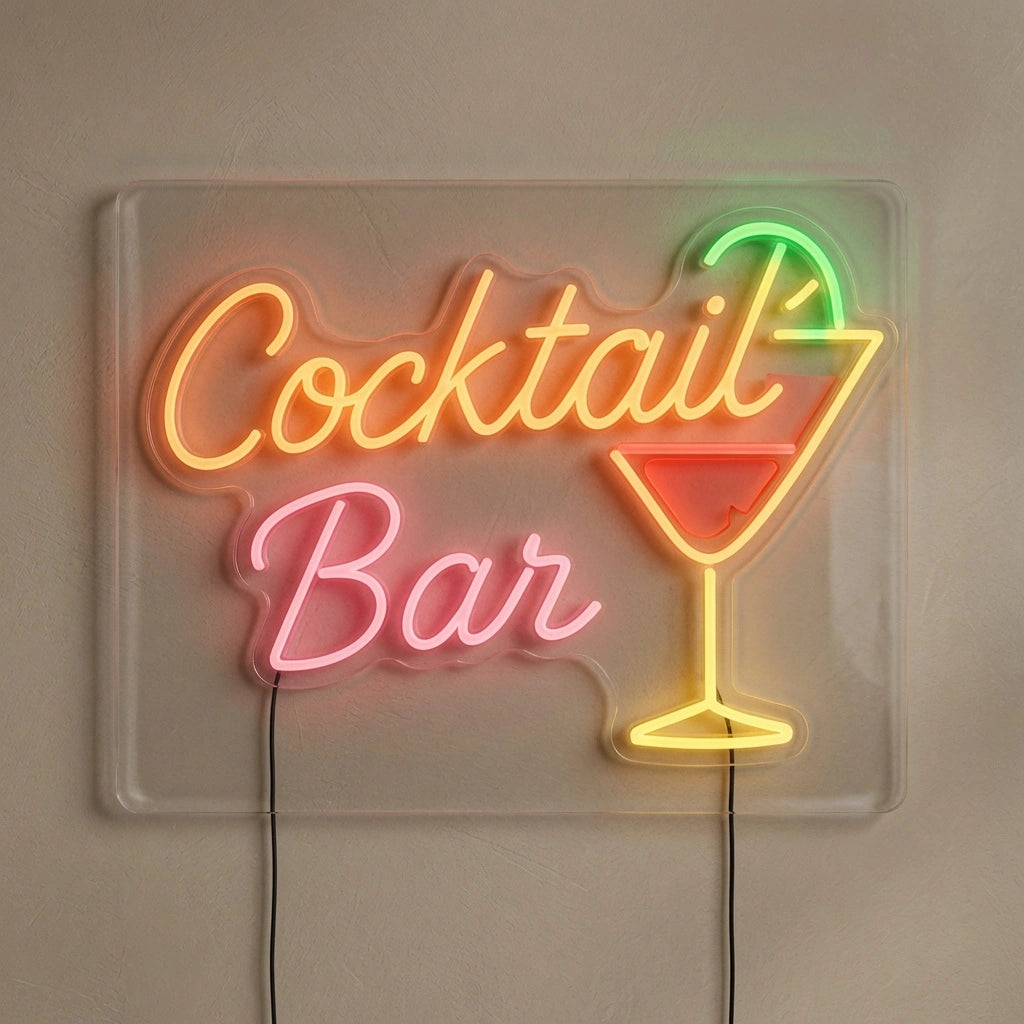 Cocktail Bar LED Neon Sign Living Room Decor - 01 Original Product Image