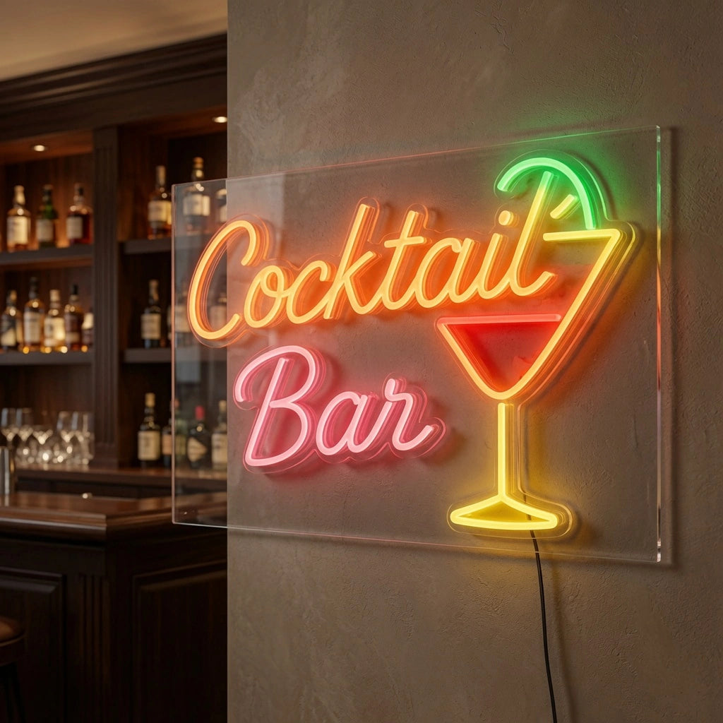 Cocktail Bar LED Neon Sign Living Room Decor - 02 High-Converting Product Image