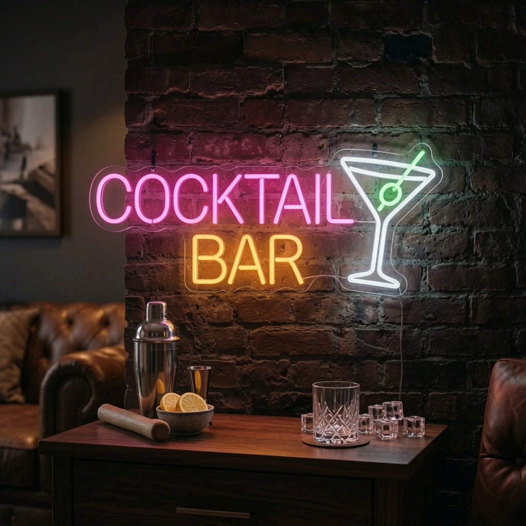 Cocktail Bar LED Neon Sign Wall Neon Sign - 02 High-Converting Product Image