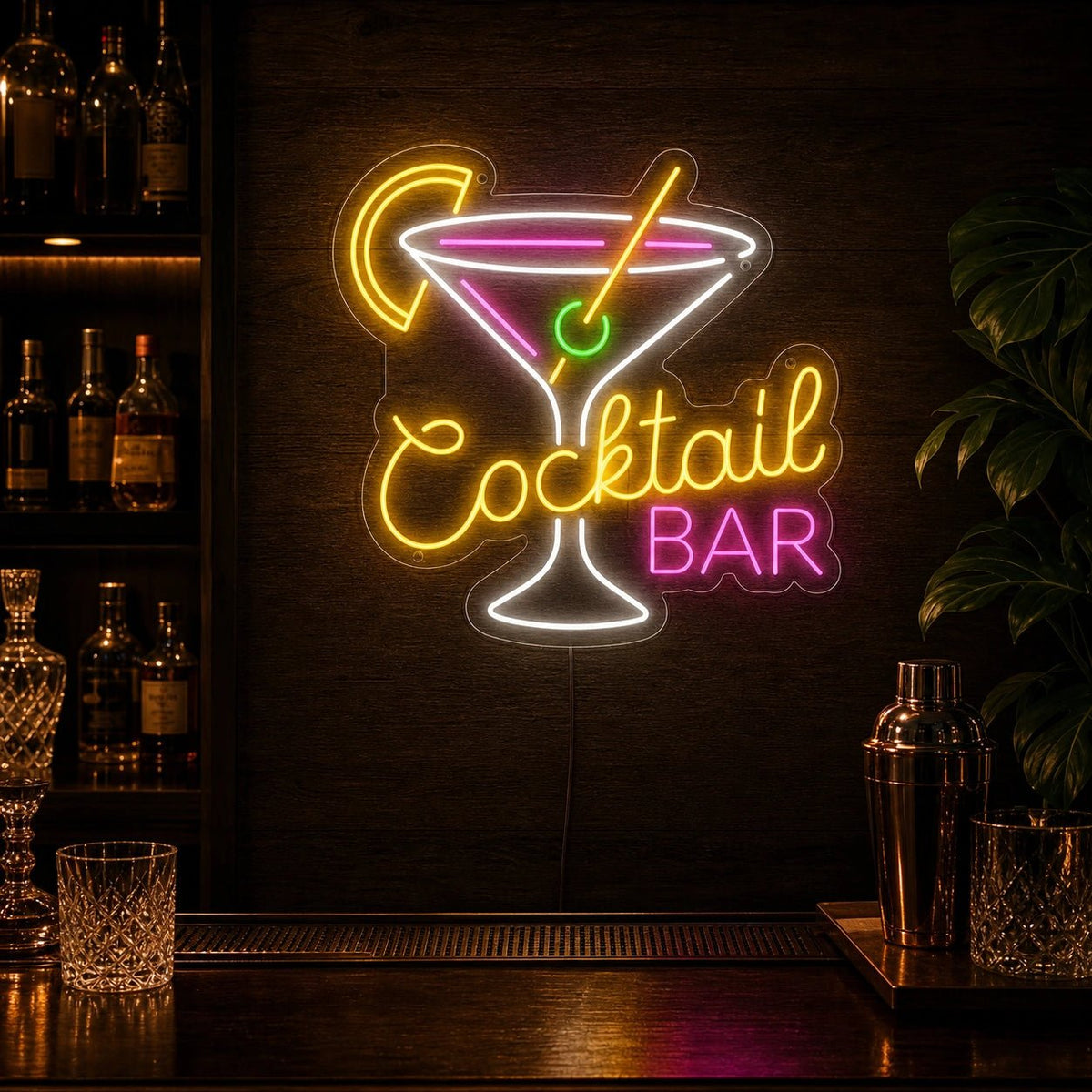 Cocktail Bar Martini LED Neon Sign - Shineneon