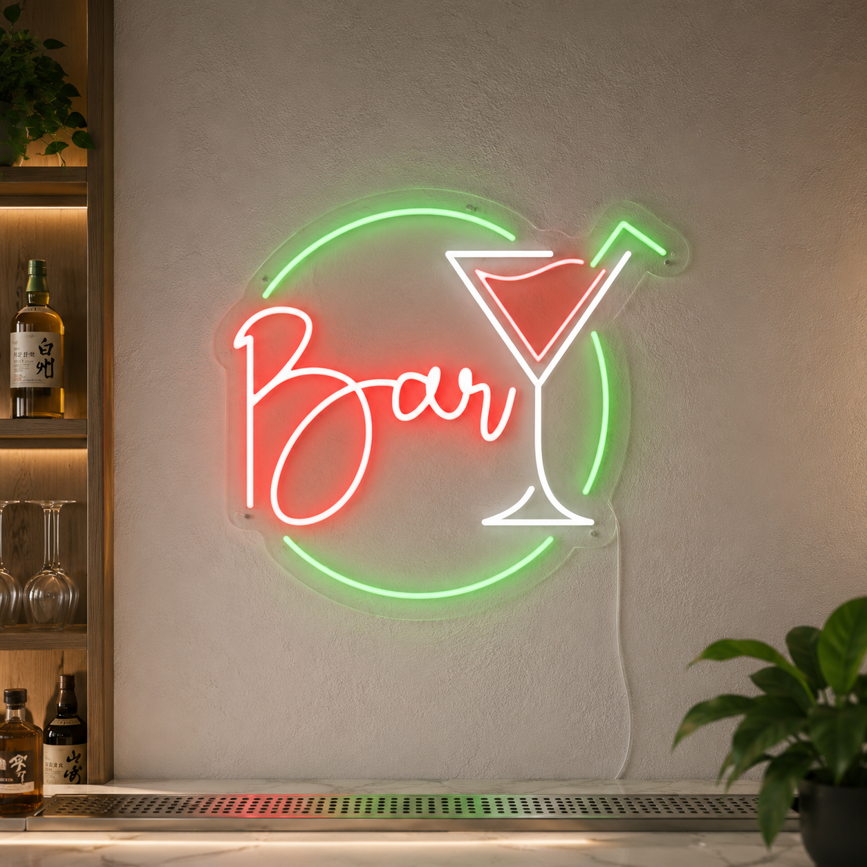 Cocktail Bar Version 6 LED Neon Sign main product image