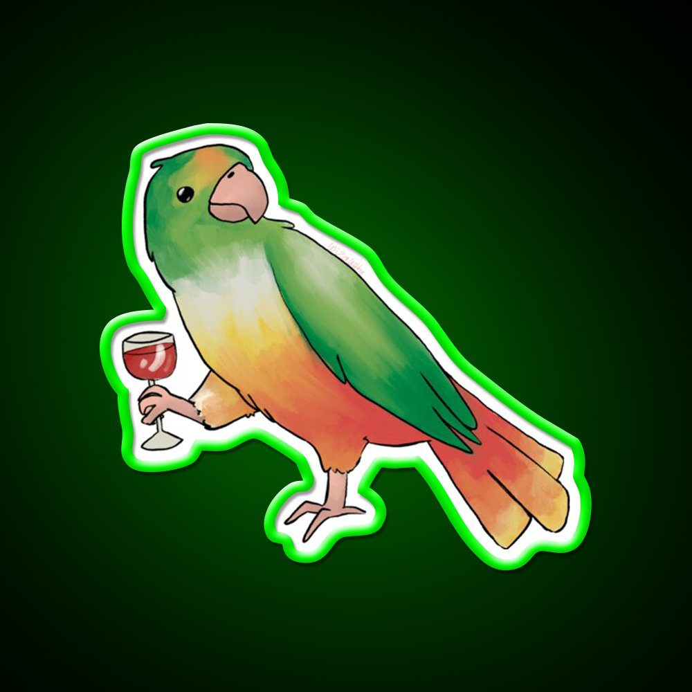 Cocktail Bird Cocktail Bar Decor Led Neon Sign Rgb Color - LED neon sign view 8