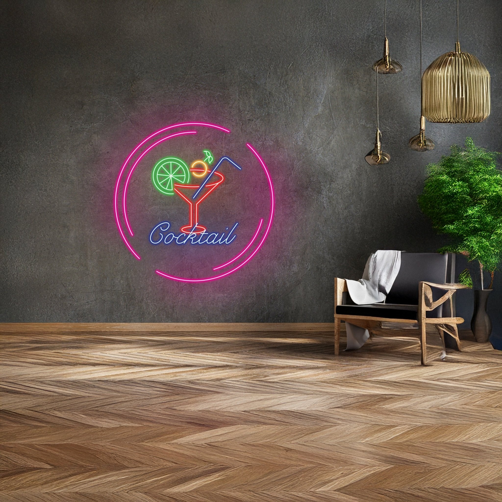 Cocktail Led Sign Pub Led Sign Wall Decor - Shineneon