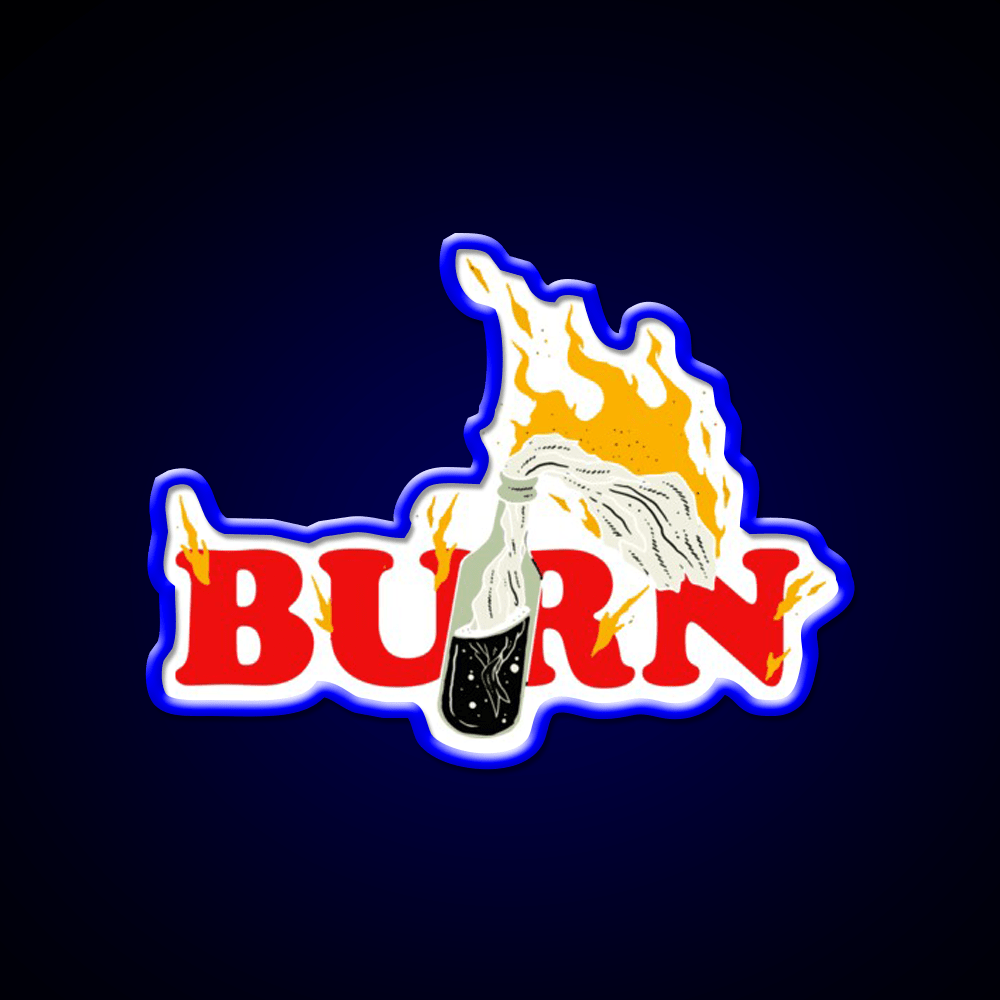 Cocktail Molotov Cocktail Bar Decor Led Neon Sign Rgb Color - Shineneon