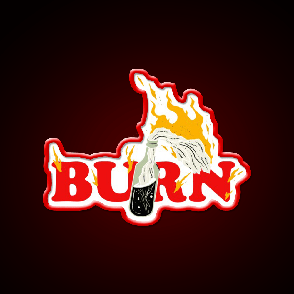 Cocktail Molotov Cocktail Bar Decor Led Neon Sign Rgb Color - Shineneon