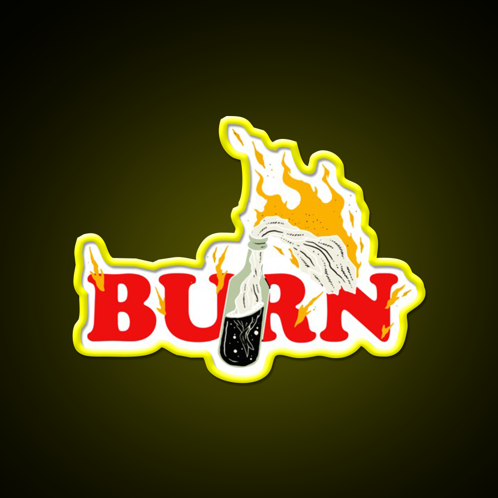 Cocktail Molotov Cocktail Bar Decor Led Neon Sign Rgb Color - LED neon sign view 7