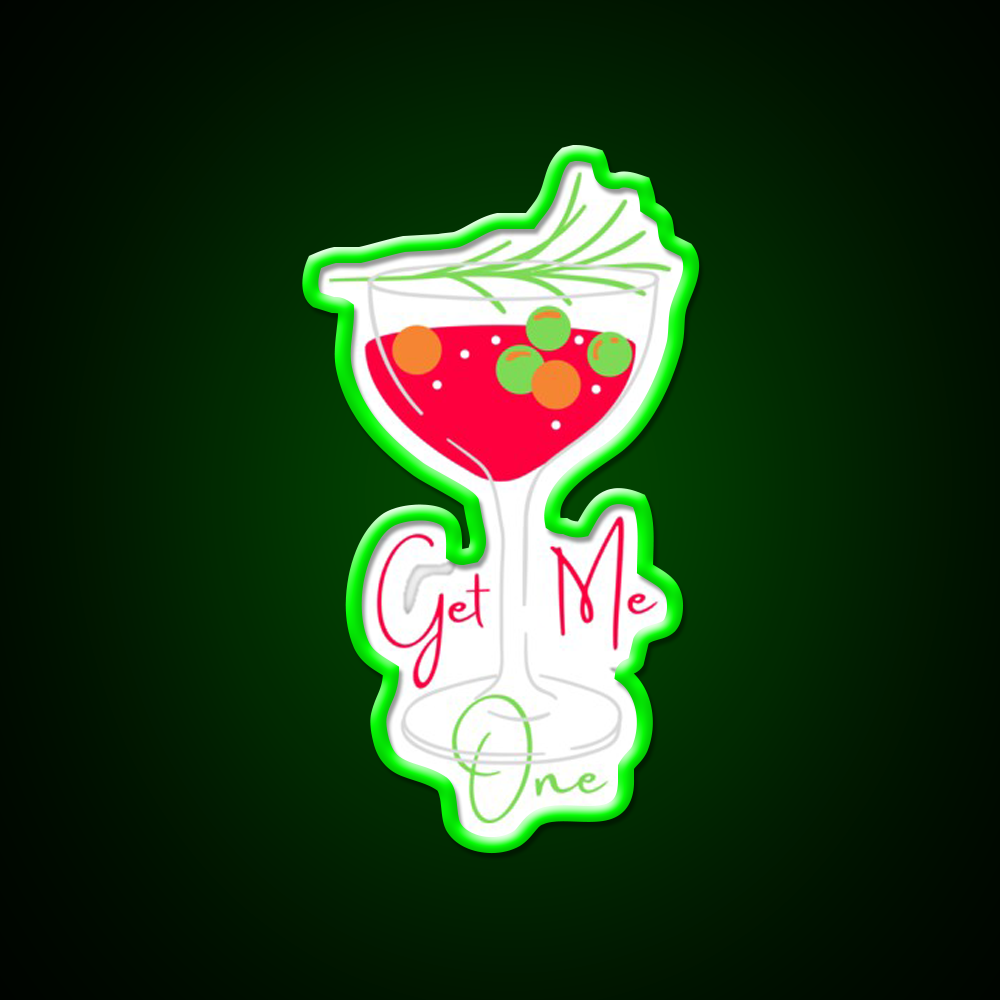 Cocktail Summer Get Me One Cocktail Bar Decor Led Neon Sign Rgb Color - LED neon sign view 8
